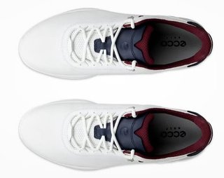 Ecco S-Casual chaussures de golf homme, blanc/marine
