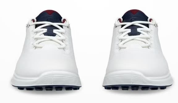 Ecco S-Casual chaussures de golf homme, blanc/marine