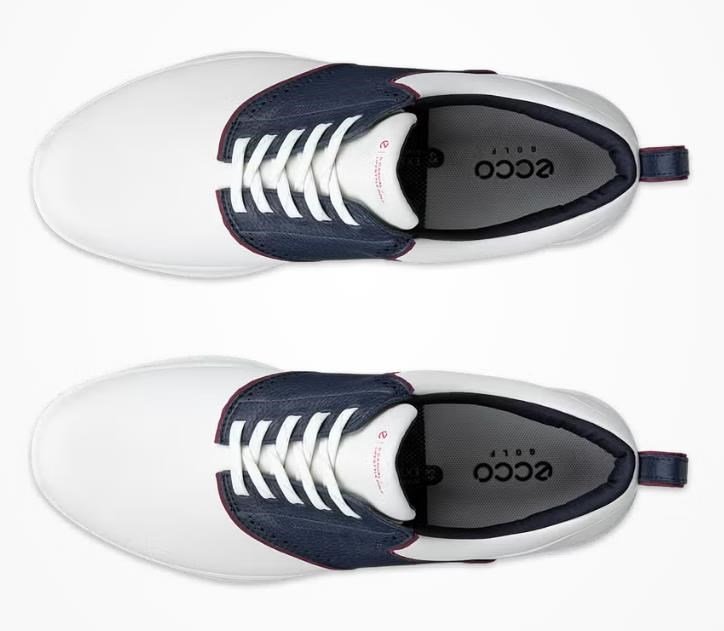 Ecco S-Casual chaussures de golf homme, blanches