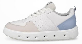 Ecco Street 720 chaussures de golf femme, gravel/white/dusty blue
