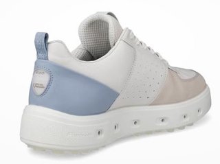 Ecco Street 720 chaussures de golf femme, gravel/white/dusty blue