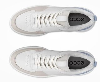 Ecco Street 720 chaussures de golf femme, gravel/white/dusty blue