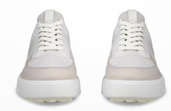 Ecco Street 720 chaussures de golf femme, gravel/white/dusty blue