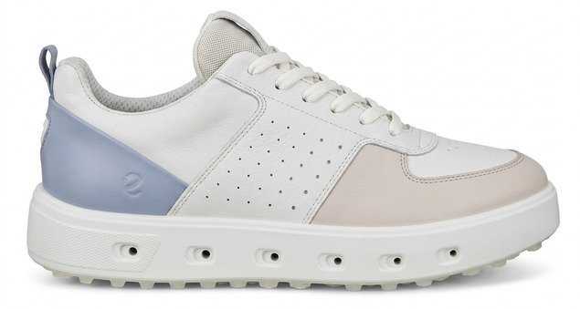 Ecco Street 720 chaussures de golf femme, gravel/white/dusty blue