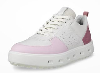 Ecco Street 720 chaussures de golf femme, blanc/blush/rose blossom