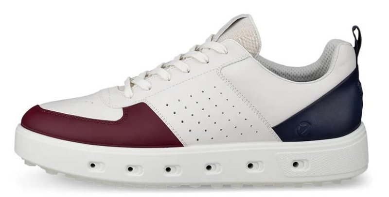 Ecco Street 720 chaussures de golf femme, dark ruby/white/marine
