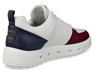 Ecco Street 720 chaussures de golf femme, dark ruby/white/marine