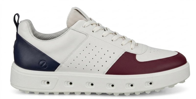 Ecco Street 720 chaussures de golf femme, dark ruby/white/marine