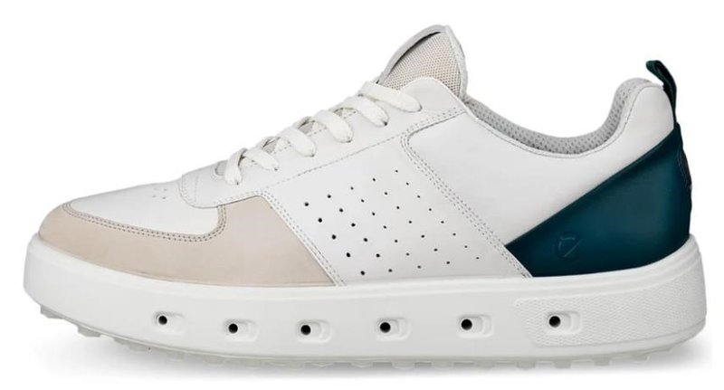 Ecco Ecco Street 720 chaussures de golf femme, gravel/white/baygreen