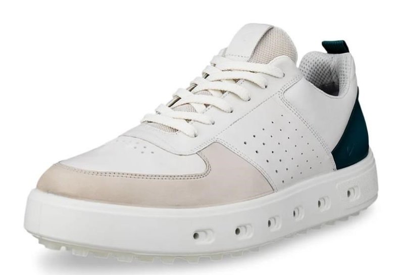 Ecco Ecco Street 720 chaussures de golf femme, gravel/white/baygreen