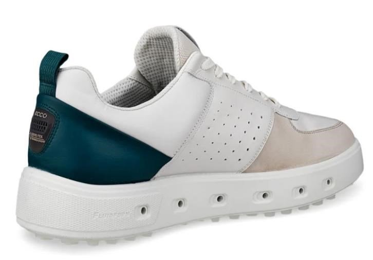 Ecco Ecco Street 720 chaussures de golf femme, gravel/white/baygreen