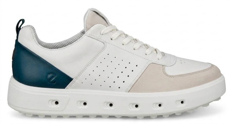 Ecco Ecco Street 720 chaussures de golf femme, gravel/white/baygreen