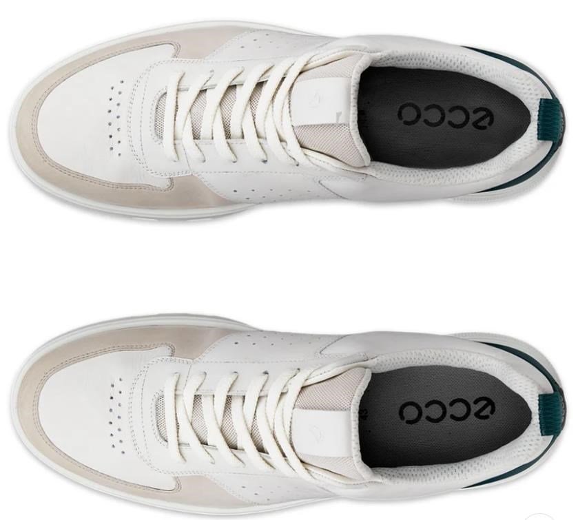 Ecco Ecco Street 720 chaussures de golf femme, gravel/white/baygreen