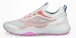 Ecco Biom H5 chaussures de golf femme, blanc/corail brûlé