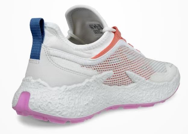 Ecco Biom H5 chaussures de golf femme, blanc/corail brûlé