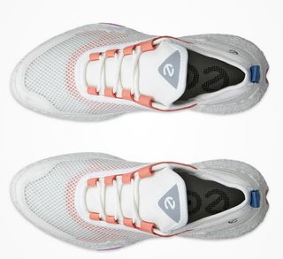 Ecco Biom H5 chaussures de golf femme, blanc/corail brûlé