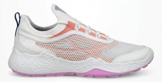 Ecco Biom H5 chaussures de golf femme, blanc/corail brûlé