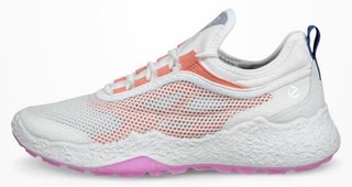 Ecco Biom H5 chaussures de golf femme, blanc/corail brûlé