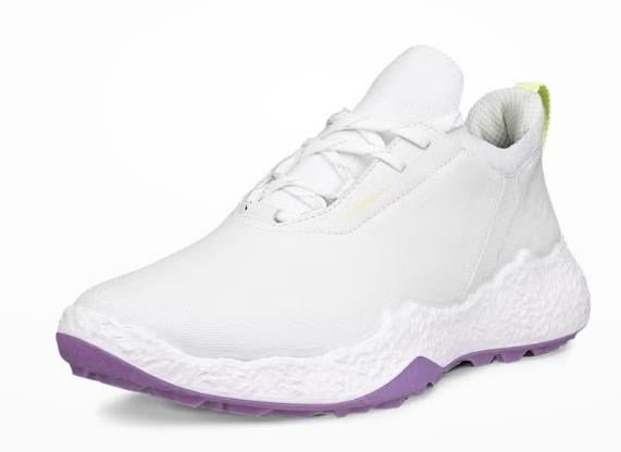 Ecco Biom H5 chaussures de golf femme, blanc/lavande