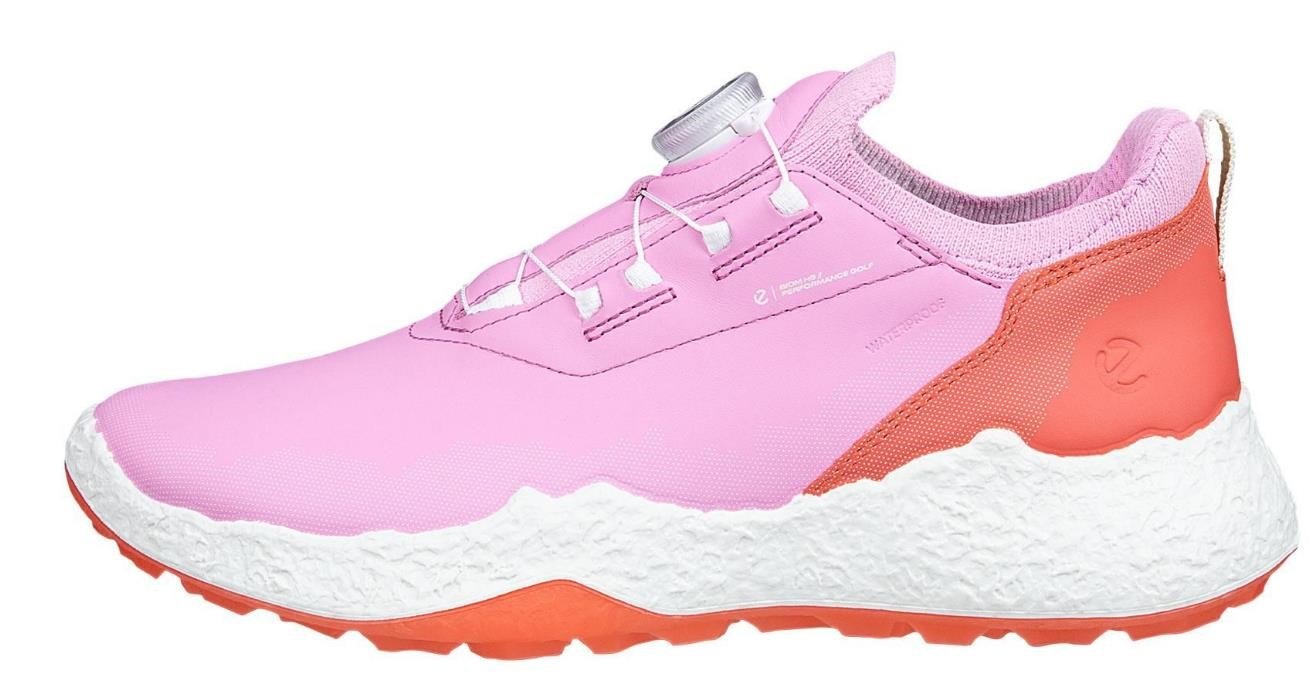 Ecco Ecco Biom H5 BOA chaussures de golf femme, lilac chiffon/burnt coral