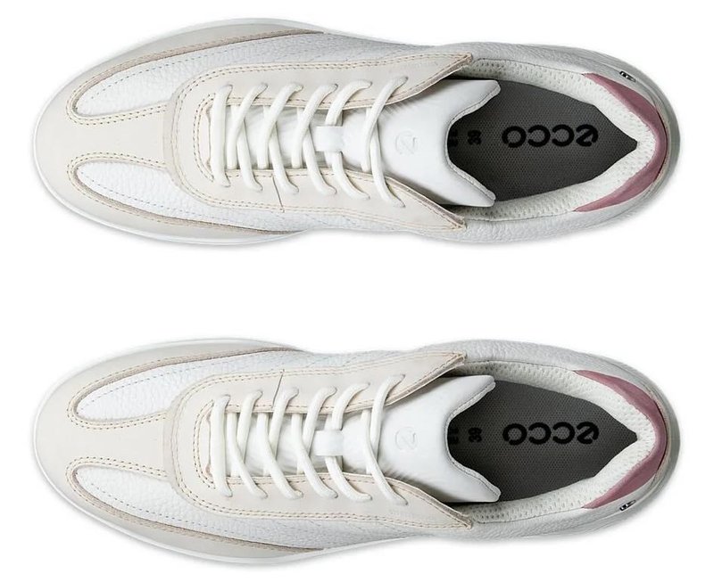 Ecco Street Vibe chaussures de golf femme, limestone/white/blush