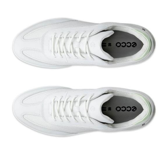 Ecco Street Vibe chaussures de golf femme, shadow white/lime cream