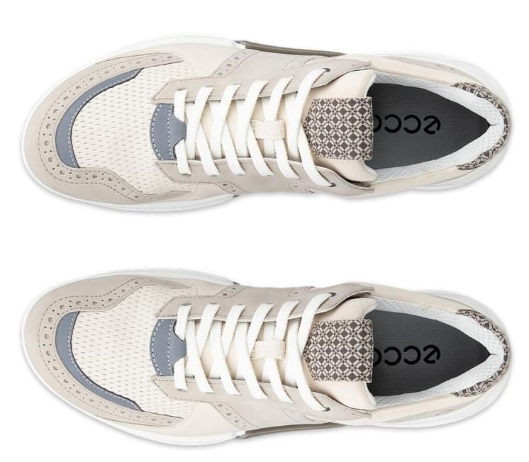 Ecco Biom C4 chaussures de golf homme, pure cashmere/limestone/dark clay