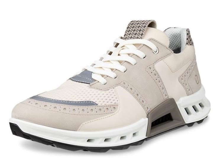 Ecco Biom C4 chaussures de golf homme, pure cashmere/limestone/dark clay