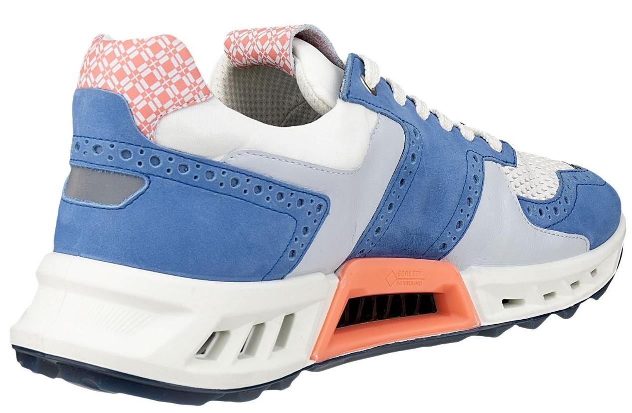 Ecco Biom C4 chaussures de golf homme, federal blue/white/burnt coral