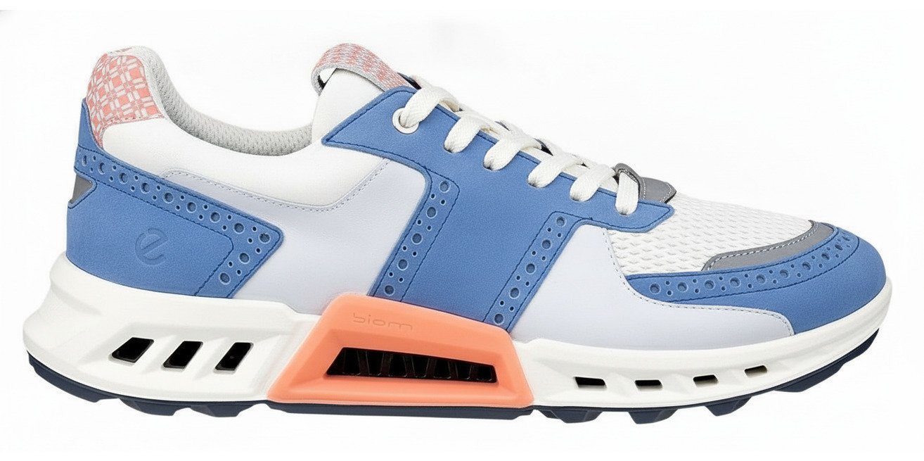 Ecco Biom C4 chaussures de golf homme, federal blue/white/burnt coral