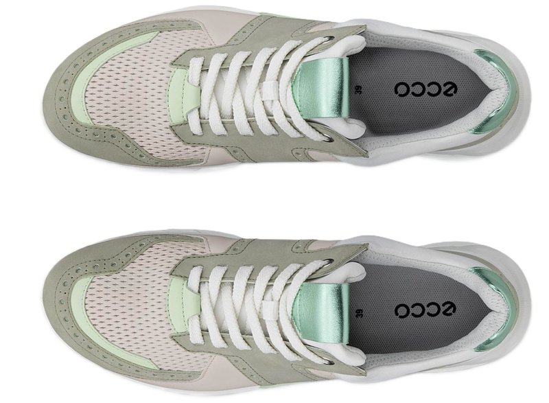 Ecco Ecco Biom C4 chaussures de golf femme, tea/limestone/matcha metallic