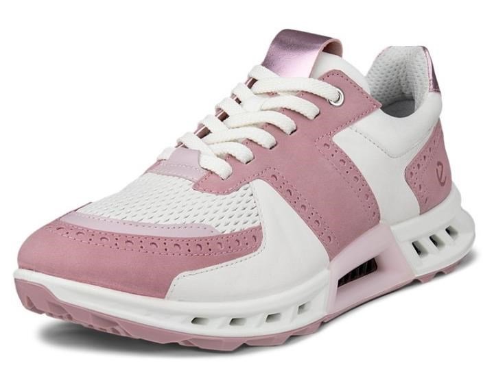 Ecco Biom C4 chaussures de golf femme, blush/blanc/old rose metallic