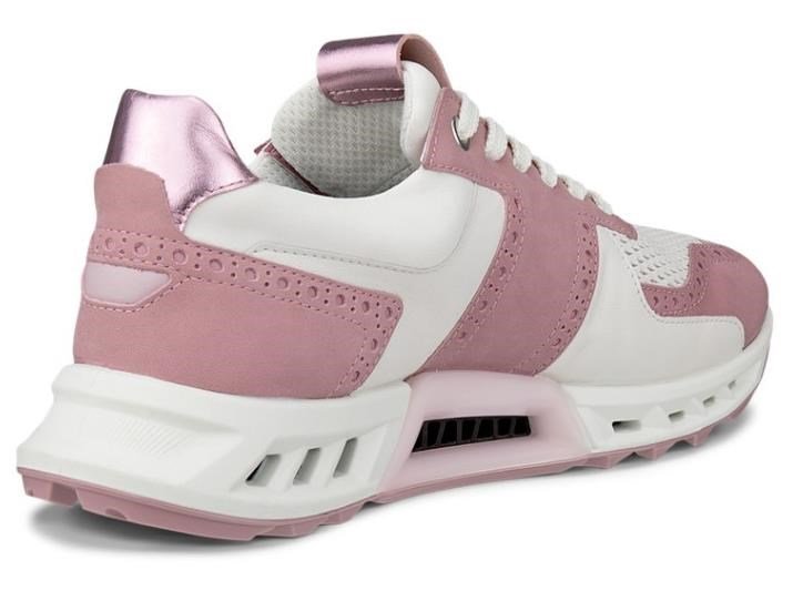 Ecco Biom C4 chaussures de golf femme, blush/blanc/old rose metallic