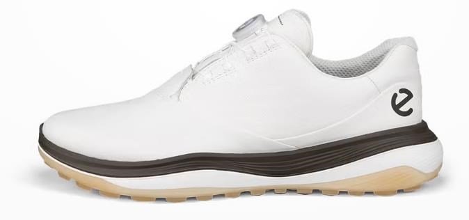 Ecco LT1 BOA chaussures de golf homme, blanc/tarmac