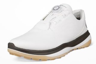 Ecco LT1 BOA chaussures de golf homme, blanc/tarmac