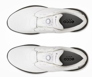 Ecco LT1 BOA chaussures de golf homme, blanc/tarmac