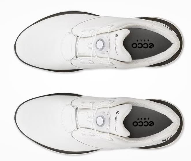 Ecco LT1 BOA chaussures de golf homme, blanc/tarmac
