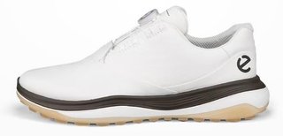 Ecco LT1 BOA chaussures de golf homme, blanc/tarmac