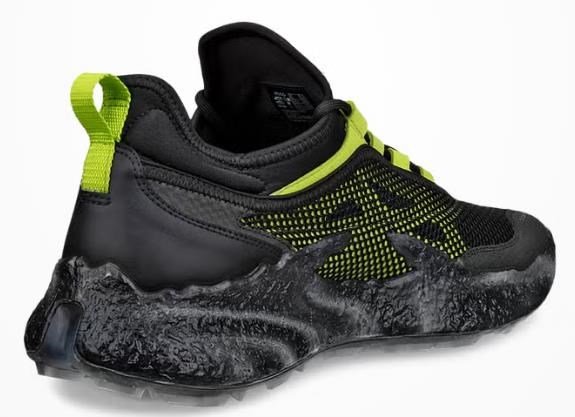Ecco Biom H5 chaussures de golf homme, noir/lime punch