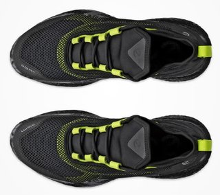 Ecco Biom H5 chaussures de golf homme, noir/lime punch