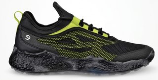 Ecco Biom H5 chaussures de golf homme, noir/lime punch