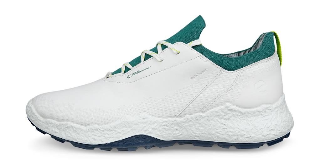 Ecco Biom H5 chaussures de golf homme, blanc/baygreen