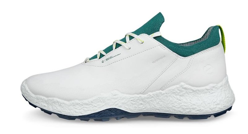 Ecco Biom H5 chaussures de golf homme, blanc/baygreen