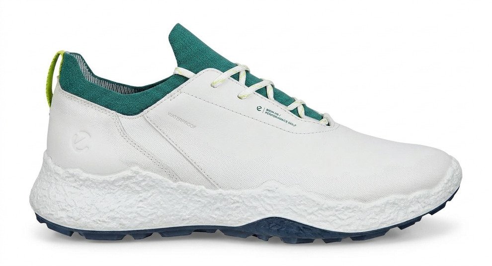 Ecco Biom H5 chaussures de golf homme, blanc/baygreen