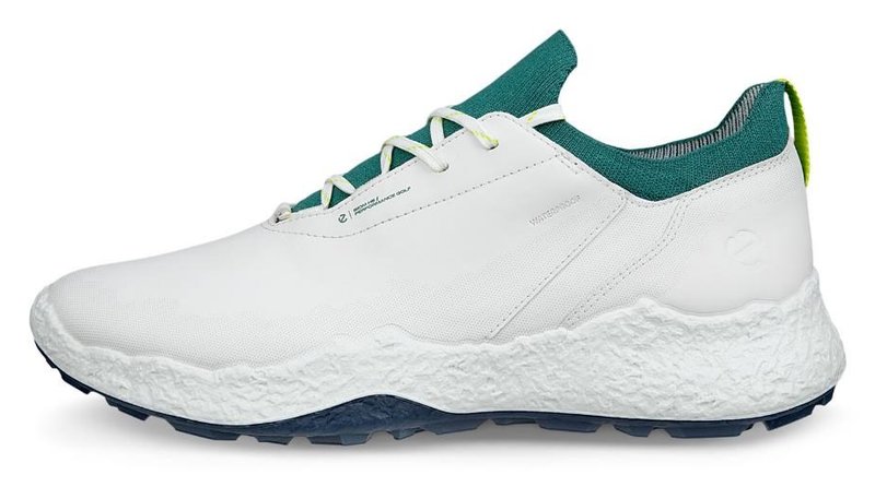 Ecco Biom H5 chaussures de golf homme, blanc/baygreen