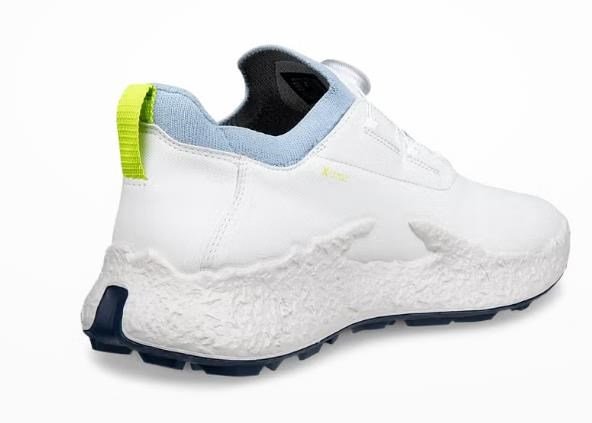 Ecco Biom H5 BOA chaussures de golf homme, blanc/bleu poussiéreux
