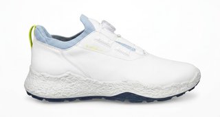 Ecco Biom H5 BOA chaussures de golf homme, blanc/bleu poussiéreux