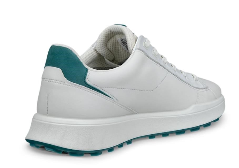 Ecco Street Vibe chaussures de golf homme, blanc/baygreen