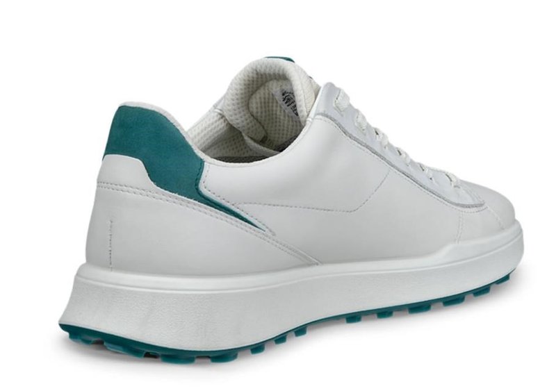 Ecco Street Vibe chaussures de golf homme, blanc/baygreen