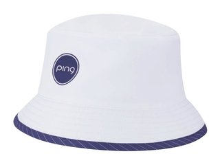 PING G Le4 chapeau bob réversible pour femme, blanc/prune